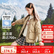 巴拉巴拉童裝男童羽絨服秋冬季女小童中大童V領(lǐng)時(shí)尚保暖外套208424107221