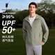 POLOWALK【UPF50+】男式防曬衣2025夏季新品連帽外套百搭上衣夾克 藏青 L /175