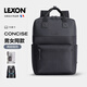樂(lè )上（LEXON）電腦包雙肩女15英寸筆記本雙肩包男簡(jiǎn)約旅行包休閑時(shí)尚學(xué)生書(shū)包 黑色-側兜+拉桿帶