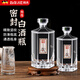拜杰玻璃酒瓶空瓶密封高檔泡酒玻璃瓶子專(zhuān)用酒壇白酒分裝酒罐儲酒容器 豎紋白酒瓶【500ml兩只裝】 通透質(zhì)感/硅膠密封