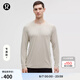 lululemon丨Metal Vent Tech 男士運動長袖 T 恤 LM3FEPS 稀釋洗滌罩灰 專屬款 M