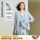 顏域藍色薄款小西裝女2025夏季新款通勤職業(yè)顯瘦修身西服短外套女 淺藍 L