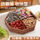 上可意零食糖果收納盤(pán)四格結婚果盤(pán)客廳高級感干果盤(pán)水果盤(pán)堅果盒