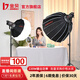 金貝（JINBEI）JL220BI直播補(bǔ)光燈220w可調(diào)色溫美顏常亮柔光燈視頻攝影棚人像發(fā)絲拍照打光燈EF220BI升級(jí)款影視燈 雙燈套直播帶貨【升級(jí)款】