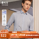 雅戈?duì)枺╕OUNGOR）長(zhǎng)袖襯衫男DP免燙系列全棉面料免燙易打理抗皺平整有型合款 豆綠格子 41