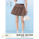 紫涵（ZIHAN）紫涵白色蕾絲花邊短裙女2025年夏季新款少女風(fēng)高腰半身a字仙女裙 冷咖色 L