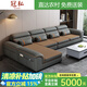 冠私（Guansi）沙發(fā)客廳簡約現(xiàn)代冬夏兩用客廳家居大小戶型拆洗貴妃轉角網(wǎng)紅沙發(fā) 雙扶手單人位 （標準版）棉麻海綿款