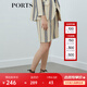 PORTS寶姿 商場(chǎng)同款新品女裝條紋網(wǎng)眼肌理短褲LL8P055KFQ051 丈青條紋 XS (2)