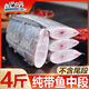 海之幫新鮮帶魚段冷凍刀魚中段特大號洋帶魚深海魚鮮活海鮮帶魚中段 帶魚段4斤【純帶魚中段】