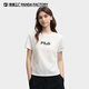 FILA 斐樂官方大熊貓短袖T恤女秋修身純棉百搭運動休閑上衣