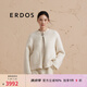 ERDOS 圓領(lǐng)雙提羊絨外套百搭軟糯保暖寬松時尚女短外套 白 S 160/80A