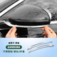 綠運適用奔馳E級后視鏡防撞裝飾貼片E300L/E260L專(zhuān)用外飾改裝配件用品 24-25款E級【后視鏡防撞飾條2件套】不銹鋼制