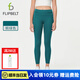 Flipbelt新款飛比特壓縮褲女瑜伽褲健身跑步緊身長(zhǎng)褲馬拉松秋冬加絨2.0 銅綠色【九分褲2.0】 M