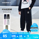 Converse匡威童裝男童長褲2025春季新款中大童女童休閑運動褲百搭束腳衛(wèi)褲 正黑色 150 /63 【建議身高140-152cm】