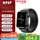 KPEP【醫(yī)療旗艦】高精準(zhǔn)氣囊測血壓手表評估尿酸血糖手表健康監(jiān)測心率血氧睡眠運動男女老年人健康手表 曜石黑【氣泵血壓+血糖尿酸血脂評估+遠(yuǎn)程親友關(guān)愛】