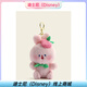 迪士尼可愛(ài)桃兔子包包掛件女生背包毛絨公仔書(shū)包掛飾鑰匙扣小玩偶高 桃子兔-[領(lǐng)結桃子]