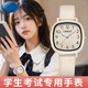 小米部依考試專(zhuān)用表女款初高中生青少年考試手表 學(xué)生公務(wù)考試用石英腕表小眾情侶表生日禮物靜音夜光 肉杏色 【靜音走字+防水防摔】