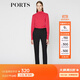 PORTS寶姿商場(chǎng)同款秋冬新品女裝長(cháng)袖套頭衫LA9K503GZH008 杜鵑紅 XS