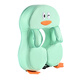貝恩拉游泳圈 嬰兒游泳圈0-3歲 兒童腋下防側翻泳圈 免充氣寶寶戲水玩具 企鵝綠色【3個(gè)月-3歲】不帶襠