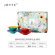 JOYYE功夫茶杯個(gè)人高檔手繪主人杯節(jié)日送親友長輩實(shí)用功夫茶具伴手禮盒 【黃色】一對(duì)茶杯配茶碟
