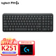 羅技（Logitech）K251無(wú)線(xiàn)藍牙鍵盤(pán) 家用商務(wù)辦公MAC平板手機筆記本鍵盤(pán)99鍵便攜 K251黑色【藍牙鍵盤(pán)】