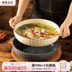 摩登主婦酸菜魚(yú)大盆碗雙耳湯碗大號家用水煮魚(yú)毛血旺專(zhuān)用陶瓷湯盆 12英寸魚(yú)頭碗-米白色