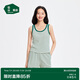 松山棉店小薄荷條紋女士帶杯背心套裝綠條紋M