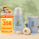 膳魔師（THERMOS）兒童保溫杯小王子大容量便攜多功能學(xué)生吸管直飲杯316L不銹鋼TCKA