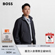 BOSS 男士寬松版型城市風(fēng)雙面夾克 001-黑色 S (46)