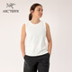 ARC'TERYX始祖鳥 KRAGG SL COTTON TANK BLURRED BIRD 透氣 女子 背心 石膏白/輝耀黃 M