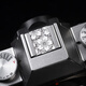 行涉 WALKING WAY適用富士xt50xm5相機(jī)快門(mén)按鈕xt30二代xs20xt5x100vi配件奧林巴斯徠卡Q3熱靴蓋XT30二代XM5X100VI 【熱靴蓋】櫻花-銀色