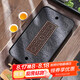尚言坊天然烏金石茶盤帶排水儲水式小型家用功夫茶具簡易茶托盤干泡茶臺