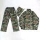 新式正版原廠迷彩服制式作訓服戶外野戰(zhàn)訓練服體能服防水分體式雨衣電動車外賣雨衣工地勞保服 叢林星空(分體) 190