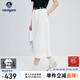 Navigare意大利小帆船防曬半身裙女士2025春夏新款薄款裙子顯瘦百搭A(yù)字裙 冰川白 L