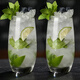 Crytaljulia 莫吉托mojito杯雞尾酒杯酒吧長(zhǎng)飲杯柯林杯果汁杯酒杯調(diào)酒玻璃杯 小號(hào)莫吉托375ml2只裝