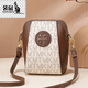 袋鼠奢侈品小包包2025七夕迷你斜挎包雙層豎款手機包時(shí)尚輕便單肩包小 白色KMT