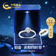 中國(guó)黃金（CHINA GOLD）四葉草鉆石鉑金戒指女求婚戒七夕情人節(jié)禮物送女友老婆結(jié)婚紀(jì)念日 永恒四葉草鉑金鉆戒-車花