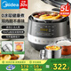 美的（Midea）電壓力鍋0涂層系列【國(guó)家補(bǔ)貼】304不銹鋼內(nèi)膽電高壓鍋雙膽 電飯煲穩(wěn)定控壓技術(shù)高壓電飯鍋 【5L大容量】304不銹鋼雙膽 C5856G 5L