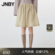 JNBY/江南布衣25夏新品休閑褲女寬松短褲5P4E10400 212/淺灰卡其 XS