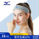 美津濃（MIZUNO）運動發(fā)帶男女跑步籃球健身運動頭帶透氣吸汗發(fā)帶B571灰色單條