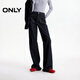 ONLY2025夏季新款提臀約克線(xiàn)剪裁高腰喇叭褲牛仔褲女|125332088 J37 1000洗水藍牛仔 XS XS標準褲長(cháng)