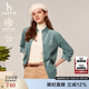 HAZZYS哈吉斯女裝 秋季款女士【PHIZ系列】燈芯絨襯衫ASCSK1BDX03 薄荷綠MG L (165/88A 40)