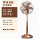 京方圓  金屬復古電風(fēng)扇家用豪華商用落地扇仿古銅鐵葉客廳大風(fēng)量立式搖頭扇 16寸豪華大立柱款
