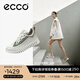 愛步（ECCO）運(yùn)動(dòng)鞋女 輕盈拼接休閑鞋徒步鞋女 靈動(dòng)218263 砂礫灰/抹茶綠/砂礫灰 36