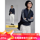 雲(yún)上生活【青鳥外套】拉鏈立領(lǐng)棒球服運(yùn)動(dòng)條杠撞色外套女2025春上衣W9809 藏藍(lán)色 蓋比特雙面280G XL （建議130-145斤左右）