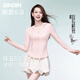 SINSIN【戚薇同款】正肩防曬衣女2025新款夏季冰皮防曬服冰絲緊身外套 【升級(jí)6.0 連帽款】裸杏粉 M 【90-105斤】