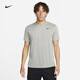 耐克男子速干訓(xùn)練T恤秋季新款針織柔軟官方NIKE DRI-FIT DX0990 063滾動(dòng)灰/銀/調(diào)色/黑 L