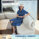 TOMMY HILFIGER【絞花系帶】夏季女裝純棉A字顯瘦牛仔襯衫連衣裙76J4580 牛仔藍(lán)6VZ M