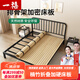 一禧竹床板墊排骨架可折疊涼席加密硬板床墊加硬護(hù)脊椎楠竹床板 楠竹卷折床板0.6cm厚【縱向】 180cm*200cm
