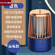 其他家  OTHER HOME日本進(jìn)口充電滅蚊器驅(qū)蚊神器嬰幼兒孕婦臥室強(qiáng)力捕蚊滅蚊燈家用 藍(lán)色【全屋物理滅蚊*外出*充電款